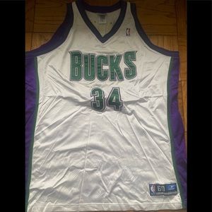 #tbt NBA Milwaukee Bucks Ray Allen Jersey 5xl🔥🔥